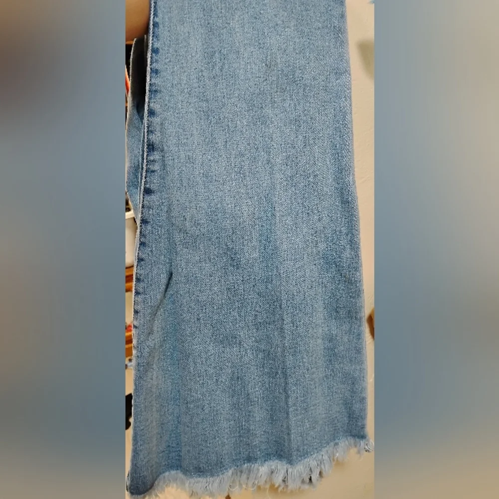 KanCan Distressed Light Blue Flare Jeans - Picture 12 of 13